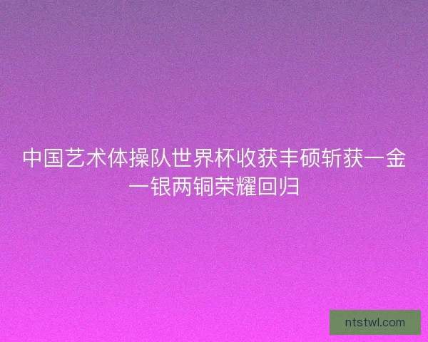 中国艺术体操队世界杯收获丰硕斩获一金一银两铜荣耀回归